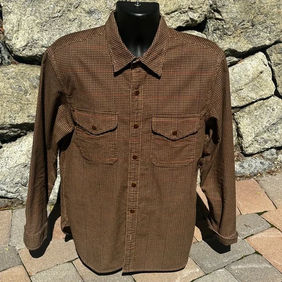 J. Crew Men’s Brown Houndstooth Shacket - NWT - M - - Picture 9 of 14